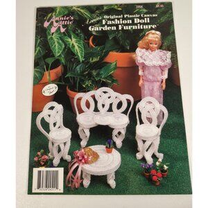 Fashion Doll Garden Furniture Plastic Canvas Patterns Annie's Attic # 245K